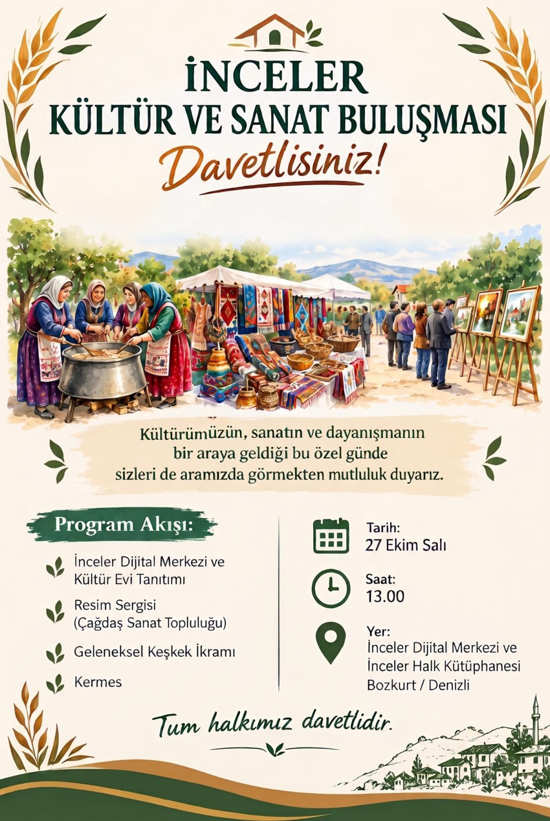 İnceler Kültür ve Sanat Buluşması